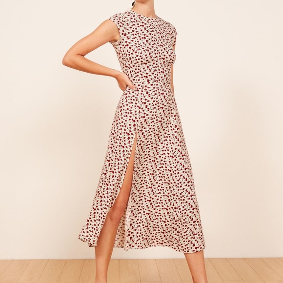 NWOT Reformation Gavin Dress in Amber - Picture 3 of 6